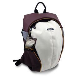 CANYON Notebook Back Pack (Nylon, Black/Orange for Notebook up to 15.4") CNR-NB10 small