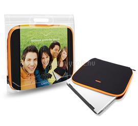 CANYON Notebook Back Pack (Nylon, Black/Orange for Notebook up to 15.4") CNR-NB11AO small
