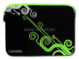 CANYON Netbook Sleeve (Black/Green for Netbook up to 10") CNR-NB21G small