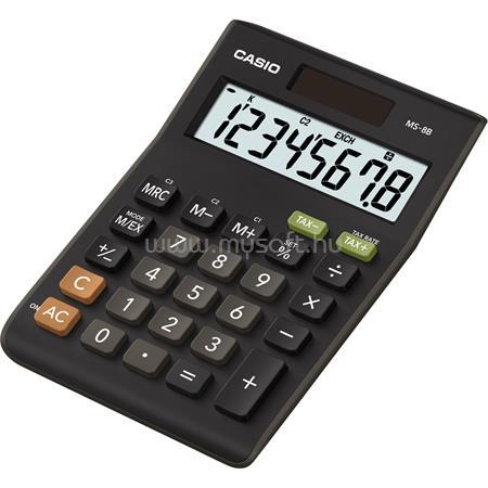 CASIO Számológép, asztali, 8 számjegy, "MS-8B S"