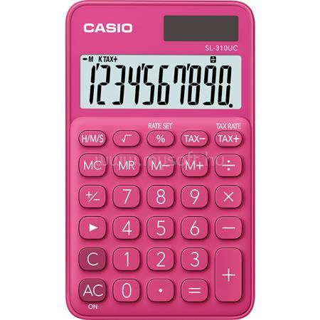 CASIO Zsebszámológép, 10 számjegy, "SL 310", rózsaszín