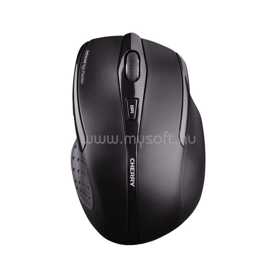 CHERRY MW 3000 infravörös vezeték nélküli egér, USB, 2.4GHz, 1000/1200dpi (fekete)