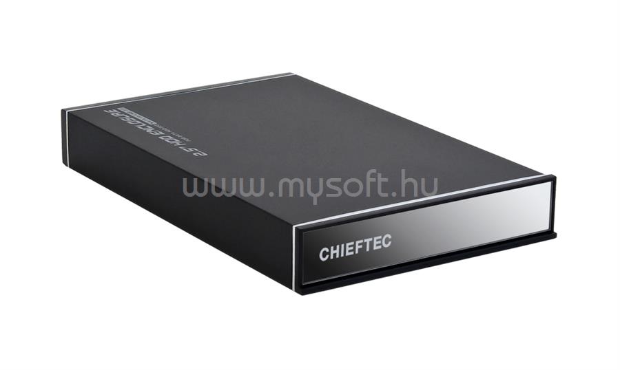 CHIEFTEC USB3.0/SATA 2,5" fekete külső HDD ház