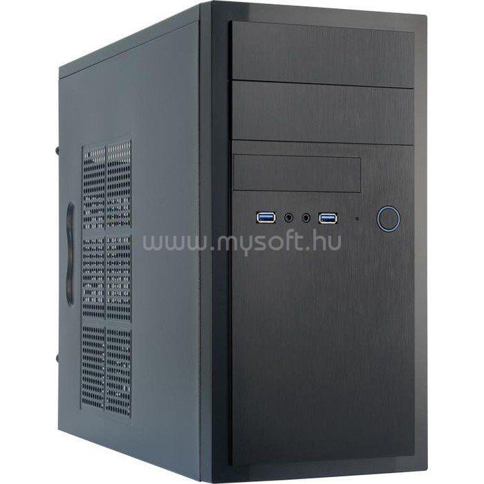 CHIEFTEC HT-01B-OP Libra szériás táp nélküli fekete mATX ház