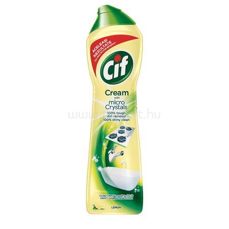 CIF KHT029 Súrolószer, 720 g/ 500 ml, "Cream" citrom illat