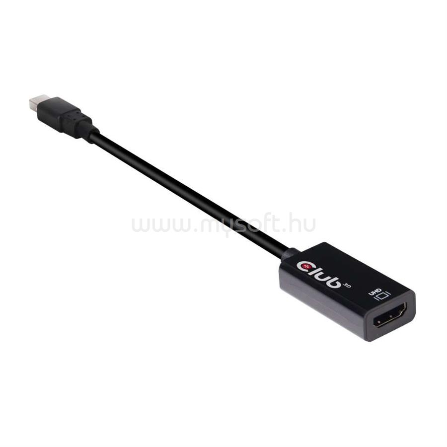 CLUB3D Mini Displayport - HDMI 2.0a adapter