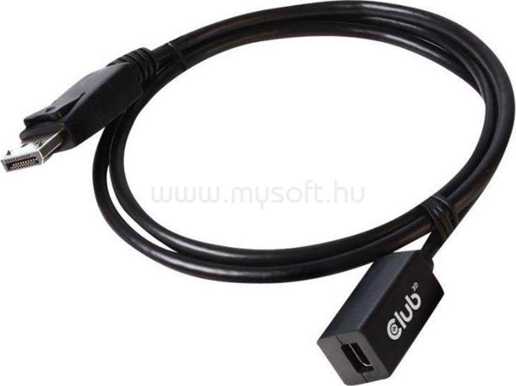 CLUB3D Mini Displayport - Displayport 1.4 HBR3 8K60Hz 1m extension kábel