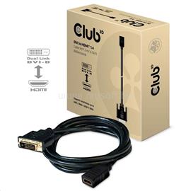 CLUB3D DVI - HDMI 1.4 2m kétirányú kábel CAC-1211 small