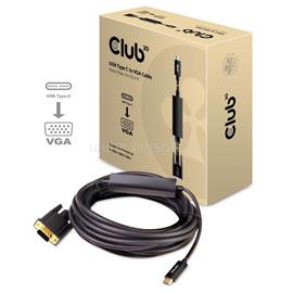 CLUB3D USB Type C - D-SUB Active 5m kábel CAC-1512 small