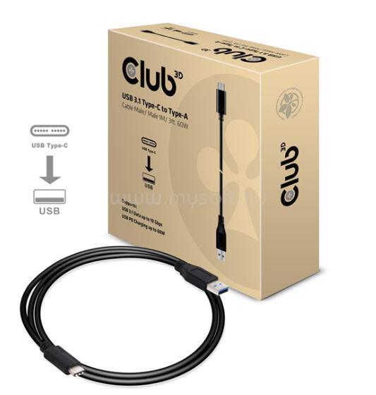 CLUB3D USB 3.1 Type C - USB 3.1 Type A 1m kábel