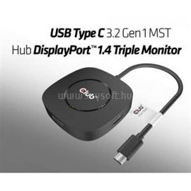 CLUB3D USB Type C - MST DisplayPort 1.4 HUB CSV-1550 small