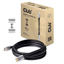 CLUB3D DisplayPort 1.4 HBR3 8K60Hz kábel M/M - 4m, silver plug CAC-1069 small
