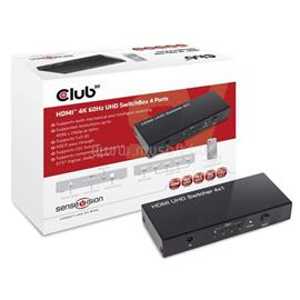 CLUB3D HDMI 2.0 4K60Hz UHD Switchbox 4 ports CSV-1370 small