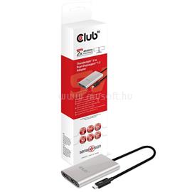 CLUB3D ThunderboltT 3 to Dual DisplayPortT 1.2 4K60Hz UHD Adapter CSV-1577 small