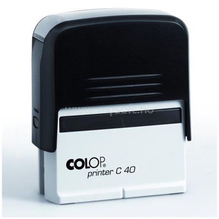 COLOP Bélyegző, "Printer C 40", kék cserepárnával
