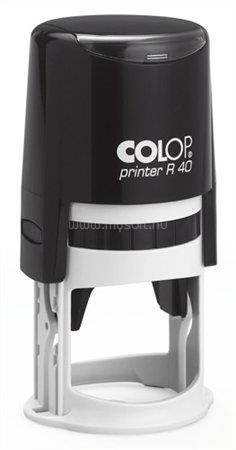 COLOP Bélyegző, "Printer R 40", fekete cserepárnával