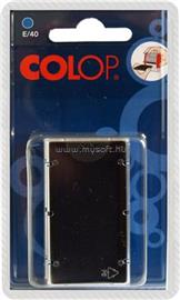COLOP Bélyegző cserepárna, 2 db/bliszter, COLOP "E/40", fekete COLOP_107202 small