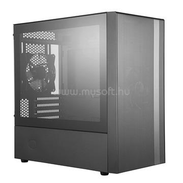 COOLER MASTER MasterBox NR400 Fekete (Táp nélküli) ablakos mATX ház