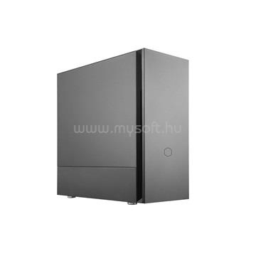 COOLER MASTER Midi Silencio S600 MCS-S600-KN5N-S00 Fekete (Táp nélküli) ablakos ATX/mATX ház