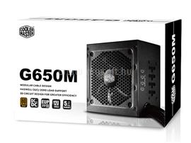 COOLER MASTER G650M 650W PFC 12 cm ventilátorral dobozos tápegység RS650-AMAAB1-EU small