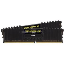 CORSAIR DIMM memória 2X16GB DDR4 3000MHz CL16 Vengeance LPX Fekete CMK32GX4M2D3000C16 small