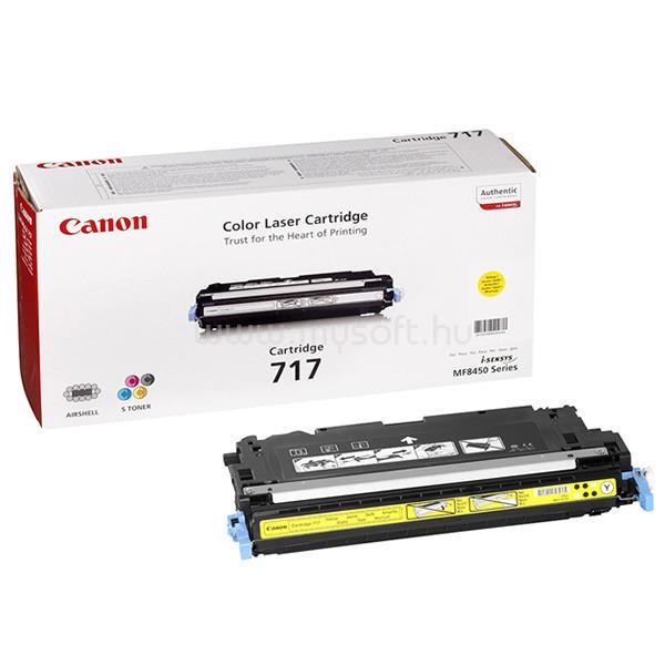 CANON Toner CRG717 Sárga (4000 oldal)