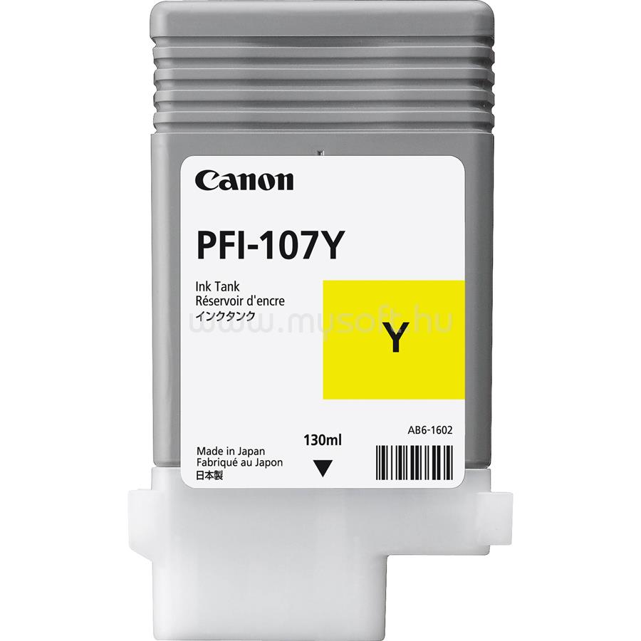 CANON Patron PFI-107Y Sárga (130ml)