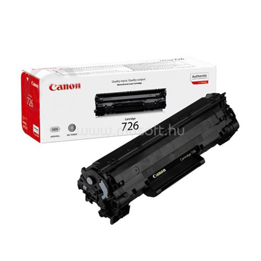 CANON Toner CRG726 Fekete (2100 oldal)