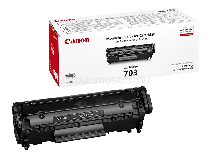 CANON Toner CRG703 Fekete (2000 oldal)