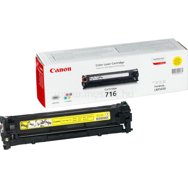 CANON Toner CRG716 Sárga (1500 oldal)