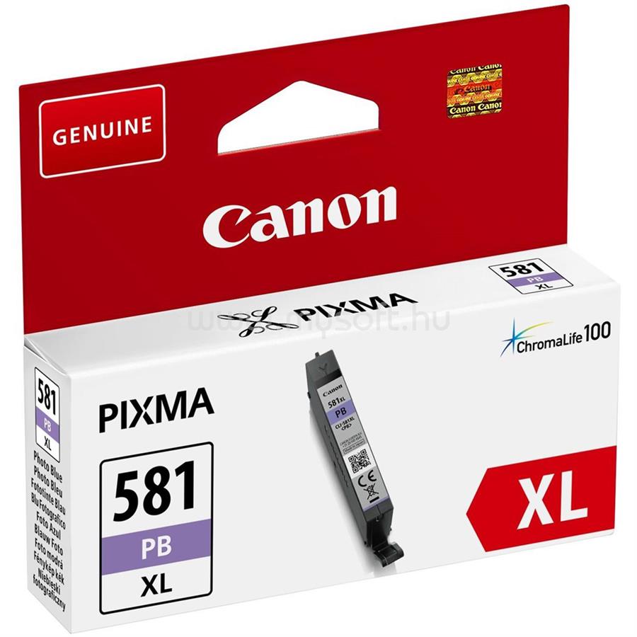 CANON Patron CLI-581PB XL Fotó Kék (8,3ml)