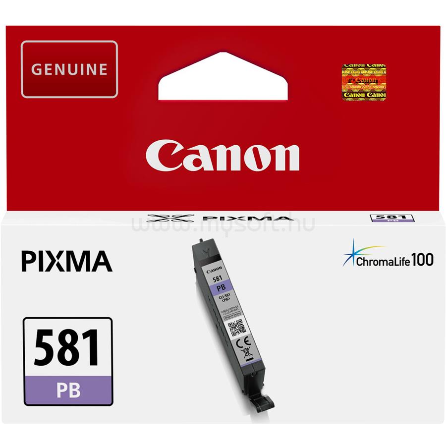 CANON Patron CLI-581PB Fotó Kék (5,6ml)