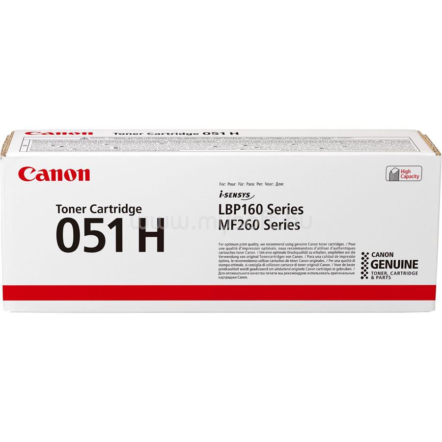 CANON Toner CRG051H Fekete (4100 oldal)