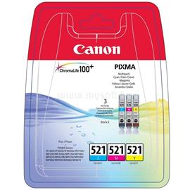 CANON Patron CLI-521C/M/Y Cián/Magenta/Sárga multipakk (3x9ml) 2934B010 small