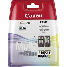 CANON Patron PG-510BK/ CL-511Color Fekete/Színes multipakk (2x9ml) 2970B010 small