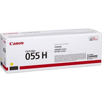 CANON Toner CRG055H Sárga (5900 oldal)