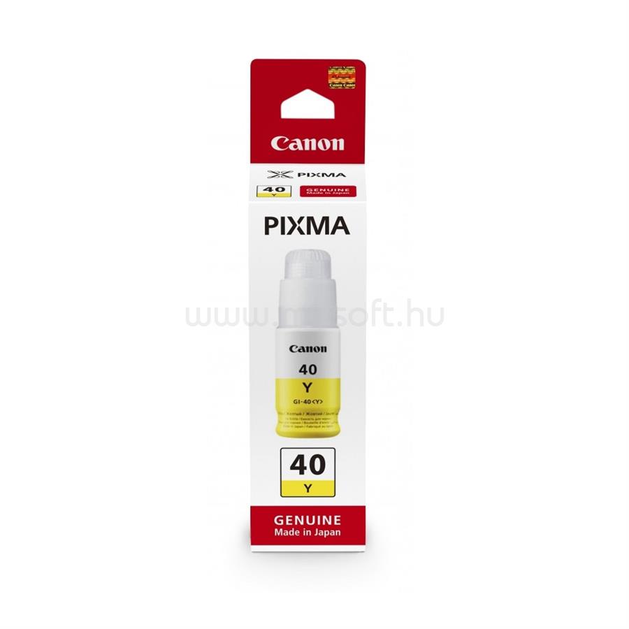 CANON Tintatartály GI-40Y Sárga (70ml)
