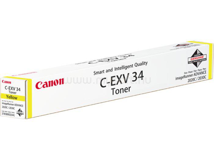 CANON Toner C-EXV34 Sárga (19 000 oldal)