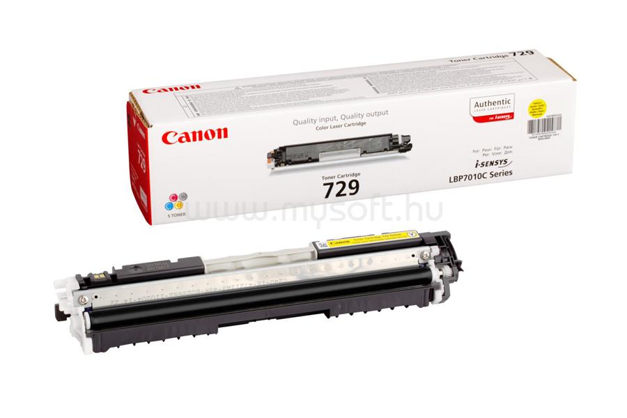 CANON Toner CRG729 Sárga (1000 oldal)