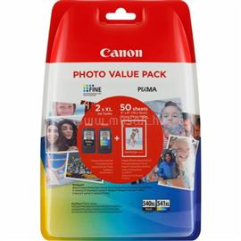 CANON Patron PG-540XL BK/ CL-541XL Color Fekete/Színes multipakk (1x21ml/1x15ml) + Fotópapír 5222B013 small