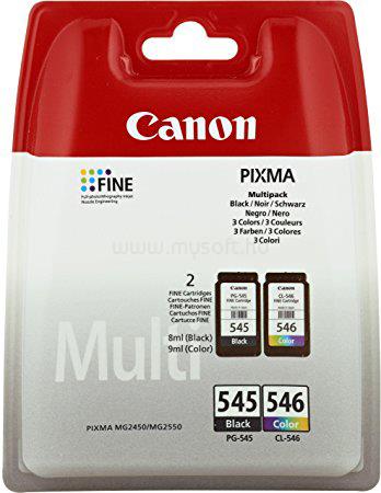 CANON Patron PG-545/CL-546 Fekete/Színes (1x8ml/1x9ml)