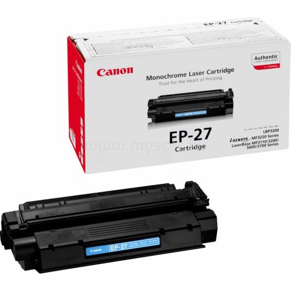 CANON Toner EP-27 Fekete (2500 oldal)