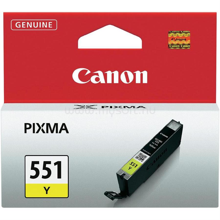 CANON Patron CLI-551Y Sárga (7ml)