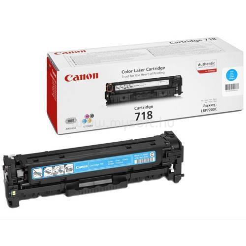 CANON Toner CRG718 Kék (2900 oldal)