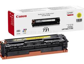 CANON Toner CRG731 Sárga (1500 oldal) 6269B002 small