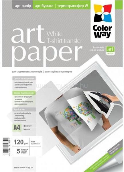 COLORWAY Fotópapír, fényes öntapadó (glossy self-adhesive), 135 - 80g/m2, A4, 50 lap