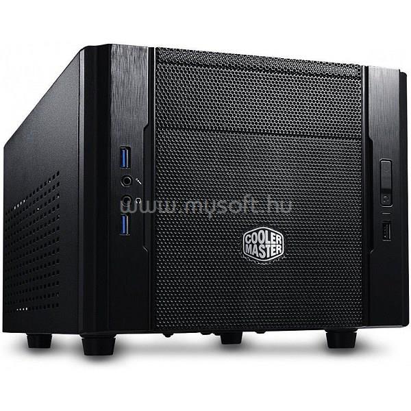 COOLER MASTER Elite 130 Advanced Fekete (Táp nélküli)  mini-ITX ház