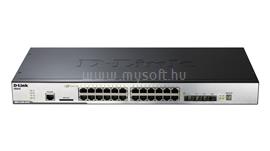 D-LINK 24-port 10/100/1000 Layer 2 Stackable Managed Gigabit Switch including 4-port Combo 1000BaseT/SFP with Standard Image DGS-3120-24TC small