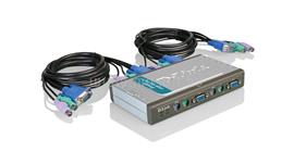 D-LINK KVM Switch 4PC PS/2+2 Kábel DKVM-4K small