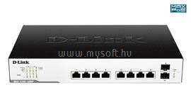 D-LINK Switch 10x1000Mbps + 2xSFP DGS-1100-10MP Smart PoE 130watt (8 port PoE) DGS-1100-10MP small